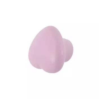 Мебельная ручка-кнопка Porcellana Stella керамика цвет розовый
