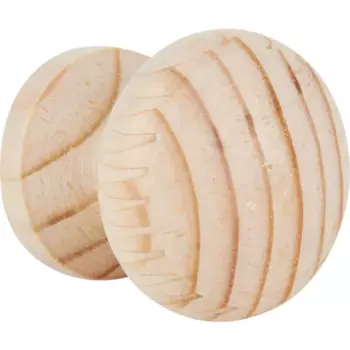 Мебельная ручка-кнопка бежевый 40 мм 2 шт.