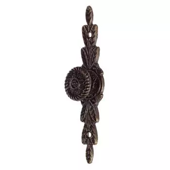 Ручка-кнопка на планке 83х18 мм ЛДСП бронза