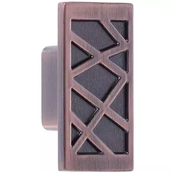 Ручка-кнопка RK-018, ЦАМ, цвет медь