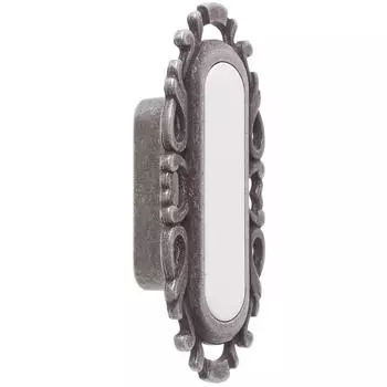 Ручка мебельная FM-094 32 мм цвет олово/белый