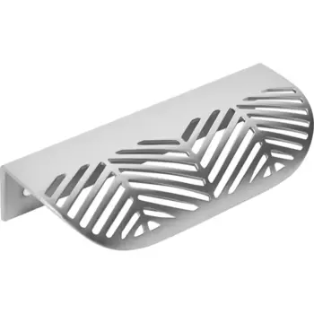 Мебельная ручка-профиль матовый хром 96 мм