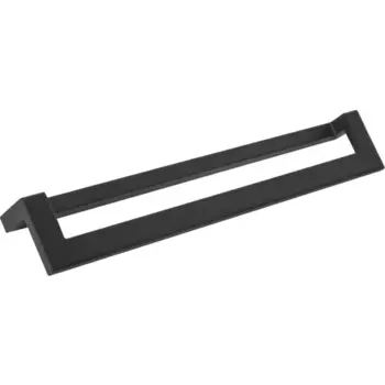 Мебельная ручка-профиль матовый черный 160 мм