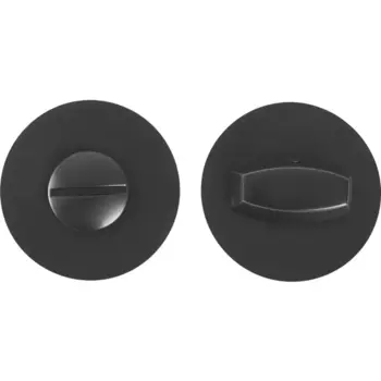 Ручка поворотная ЦАМ BK6.R.RS52 BL-24 53.5 мм цвет черный