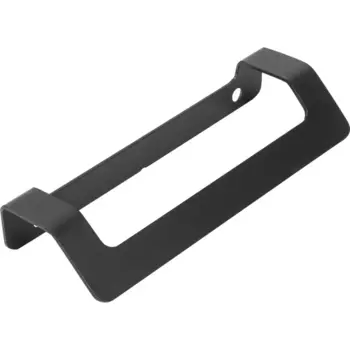 Мебельная ручка-профиль черная 124 мм