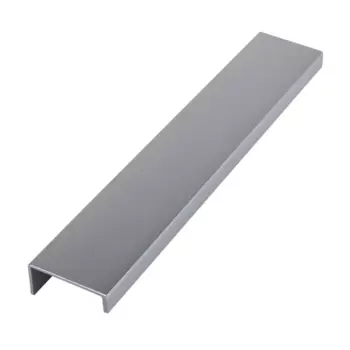 Мебельная ручка-профиль серебро 128 мм