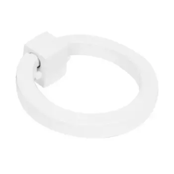 Мебельная ручка-ракушка белый 50 мм