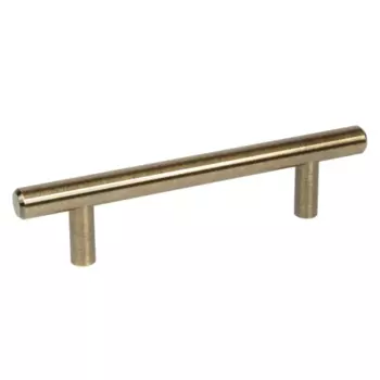 Мебельная ручка-рейлинг бронза 96 мм