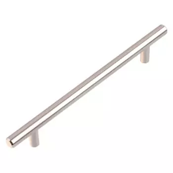 Мебельная ручка-рейлинг никель 160 мм