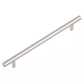 Мебельная ручка-рейлинг никель 192 мм