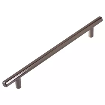 Ручка-рейлинг мебельная 192мм графит