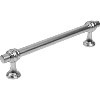 Мебельная ручка-рейлинг хром 128 мм