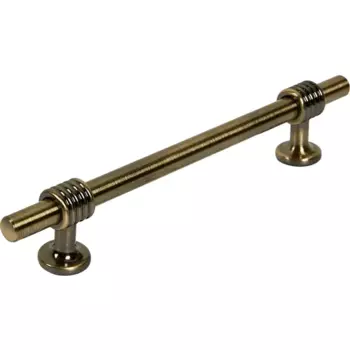 Мебельная ручка-рейлинг бронза 128 мм
