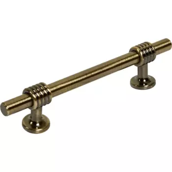 Мебельная ручка-рейлинг бронза 96 мм