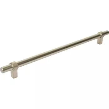 Мебельная ручка-рейлинг матовый никель 256 мм