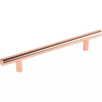 Мебельная ручка-рейлинг медь 128 мм