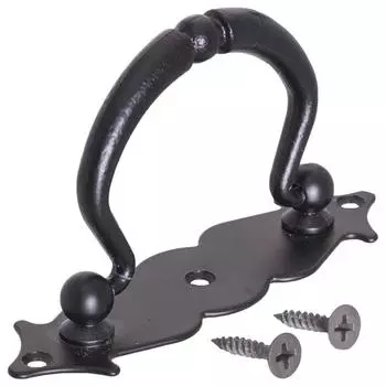 Мебельная ручка-скоба Amig 101 92x30x1.5 мм чёрный