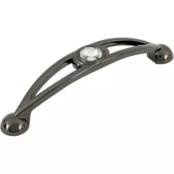 Ручка-скоба CRL36, ЦАМ, 96 мм, цвет чёрный хром