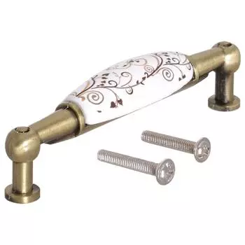 Ручка-скоба мебельная Kerron 130 мм металл цвет бронза