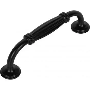 Ручка-скоба мебельная L4.008.96BL 96 мм цвет чёрный