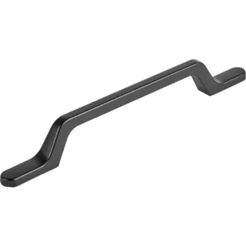 Мебельная ручка-скоба 6902 128 мм матовый черный