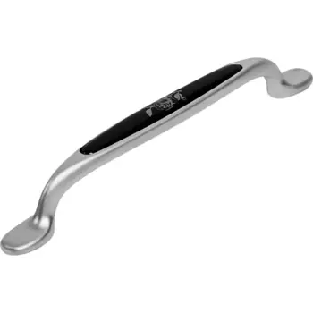 Мебельная ручка-скоба 7402 128 мм матовый хром