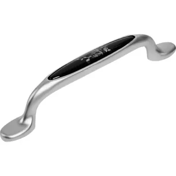 Мебельная ручка-скоба 7402 96 мм матовый хром