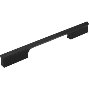 Мебельная ручка-скоба 7602 160 мм матовый черный