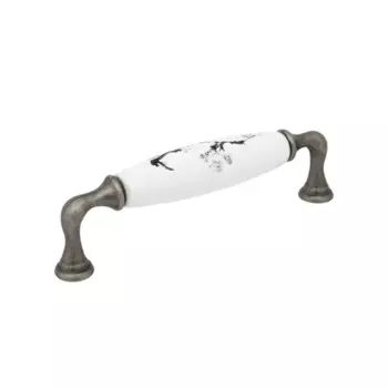 Мебельная ручка-скоба Casalingo серебро 128 мм