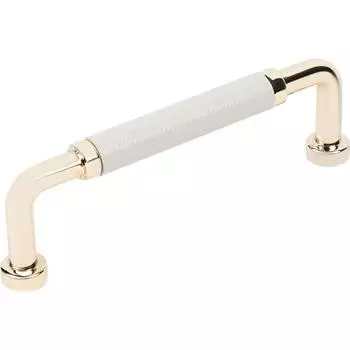 Ручка-скоба мебельная Голдвайт B75-96 1080x320 мм, цвет золото/белый