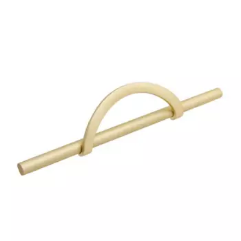 Мебельная ручка-скоба Guardiano ЦАМ 192 мм матовое золото