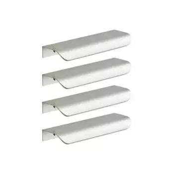 Ручка-скоба мебельная Inspire Oslo алюминий 96 мм цвет никель 4 шт.