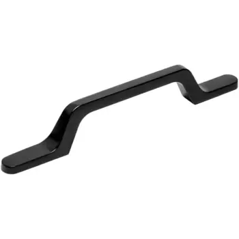 Ручка-скоба мебельная Kerron S-2430 96 мм алюминий цвет матовый черный