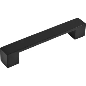 Мебельная ручка-скоба L4.024 черная 128 мм