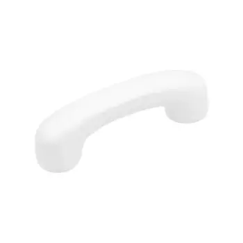 Мебельная ручка-скоба Porcellana ЦАМ 64 мм белый