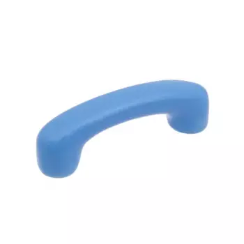 Мебельная ручка-скоба Porcellana ЦАМ 64 мм синий