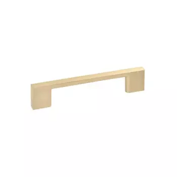 Мебельная ручка-скоба Ritiro ЦАМ 96 мм матовое золото