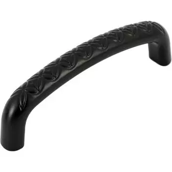 Ручка-скоба мебельная RS-103 96 мм матовый черный