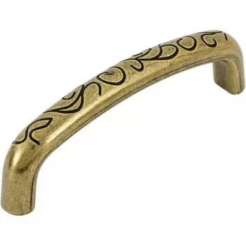 Ручка-скоба мебельная RS-104 96 мм цвет бронза