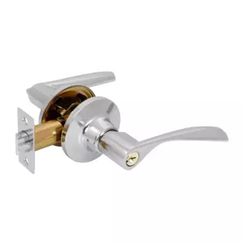 Ручка-защелка фиксатор с ключом цвет хром