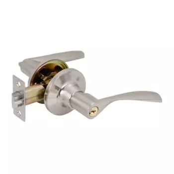 Ручка-защелка фиксатор с ключом цвет никель