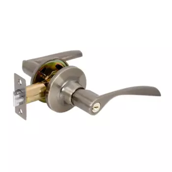 Ручка-защелка фиксатор с ключом цвет бронза