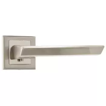 Ручки дверные на розетке EDS-64-30, цвет никель