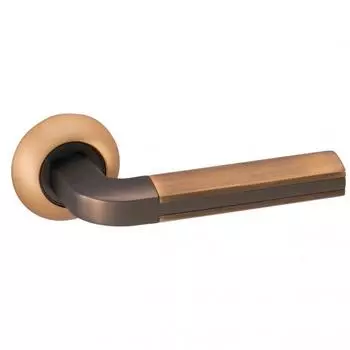 Ручки дверные на розетке EDS-A193, цвет кофе