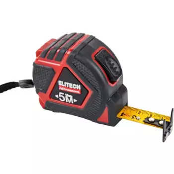 Рулетка Elitech HD 310401 с магнитным наконечником 5 м x 19 мм