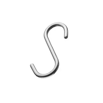 S-образный крюк Lemax 4 мм хром