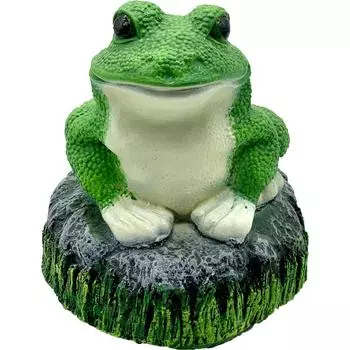 Садовая фигура «Лягушка на камне» высота 22 см