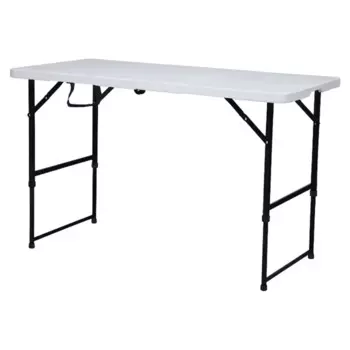 Садовый стол раздвижной складной Zalger Garden Rasti 60x62x75 см пластик белый