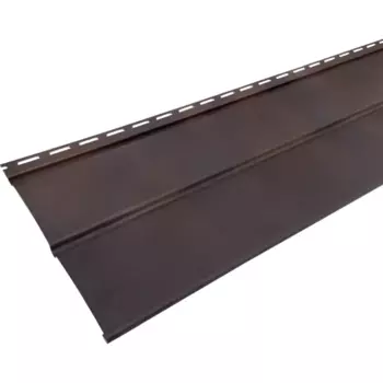 Сайдинг акриловый Grand Line Блок-хаус 3 м Темный дуб 0.61 м