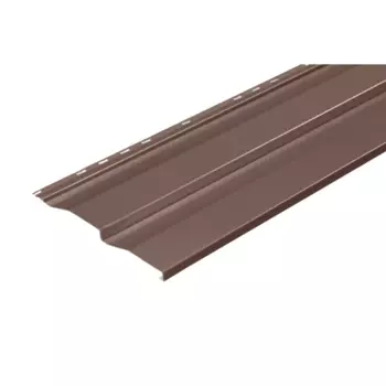 Сайдинг металлический корабельная доска 3 м Коричневый 0.684 м